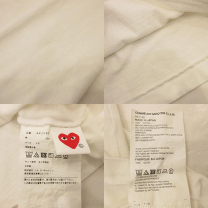 [Used] PLAY COMME des GARCONS | Play Comme des Garçons Long Sleeve T-Shirt AX-T120 White Size: XS