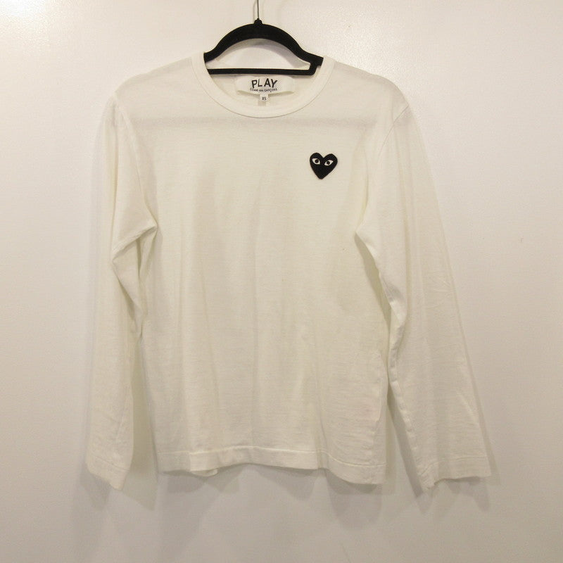 [Used] PLAY COMME des GARCONS | Play Comme des Garçons Long Sleeve T-Shirt AX-T120 White Size: XS
