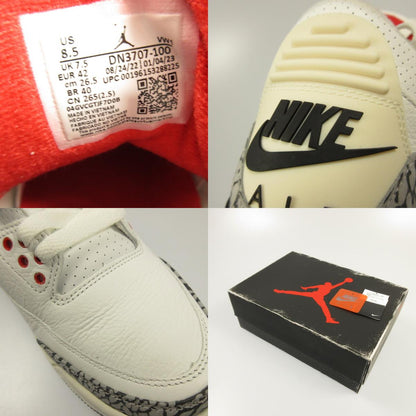 NIKE | ナイキ AIR JORDAN 3 RETRO スニーカー DN3707-100 ホワイト 26.5cm【姫路東店】