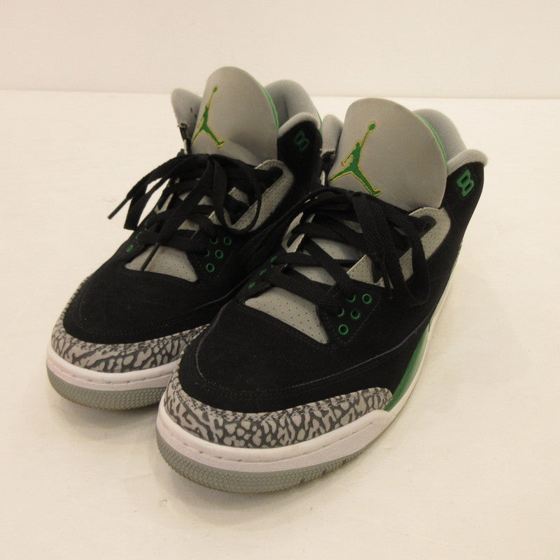 NIKE | ナイキ AIR JORDAN 3 RETRO スニーカー CT8532-030 グリーン 28cm【姫路東店】