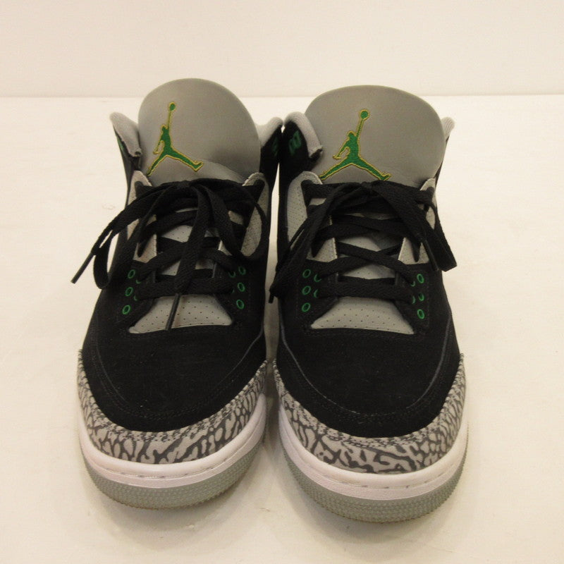 NIKE | ナイキ AIR JORDAN 3 RETRO スニーカー CT8532-030 グリーン 28cm【姫路東店】