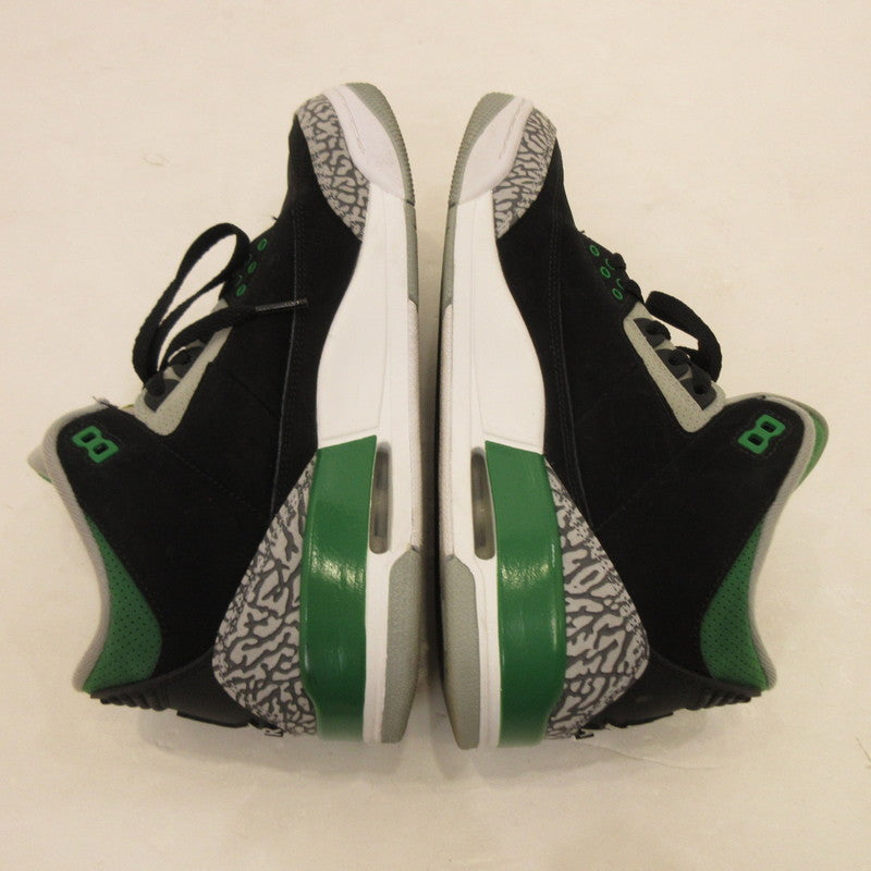 NIKE | ナイキ AIR JORDAN 3 RETRO スニーカー CT8532-030 グリーン 28cm【姫路東店】