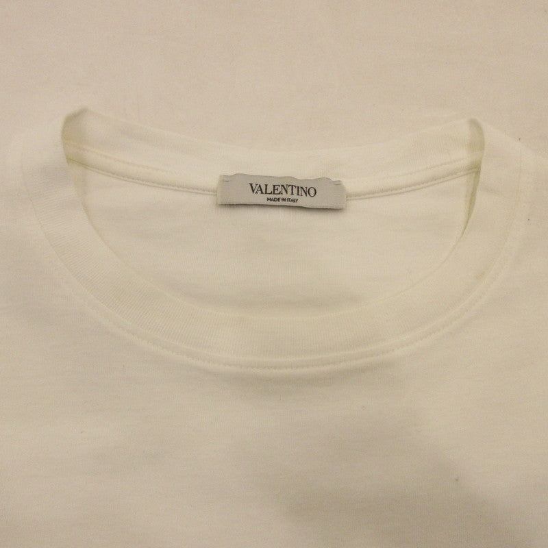 Used Valentino VLTN LOGO Short Sleeve T-Shirt SV3MG10V3LE White Size: XS