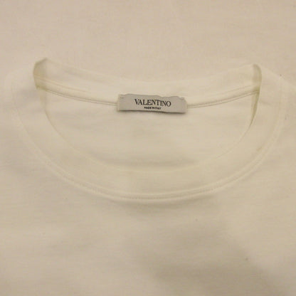 Used Valentino VLTN LOGO Short Sleeve T-Shirt SV3MG10V3LE White Size: XS