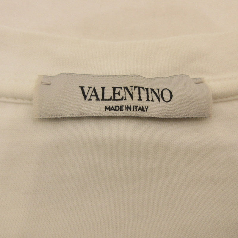 Used Valentino VLTN LOGO Short Sleeve T-Shirt SV3MG10V3LE White Size: XS