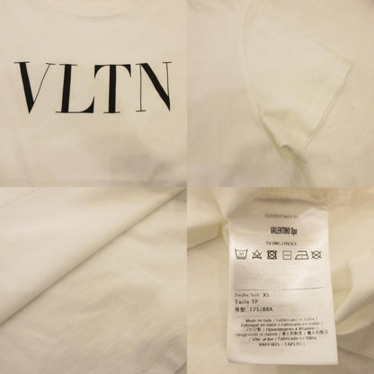 Used Valentino VLTN LOGO Short Sleeve T-Shirt SV3MG10V3LE White Size: XS