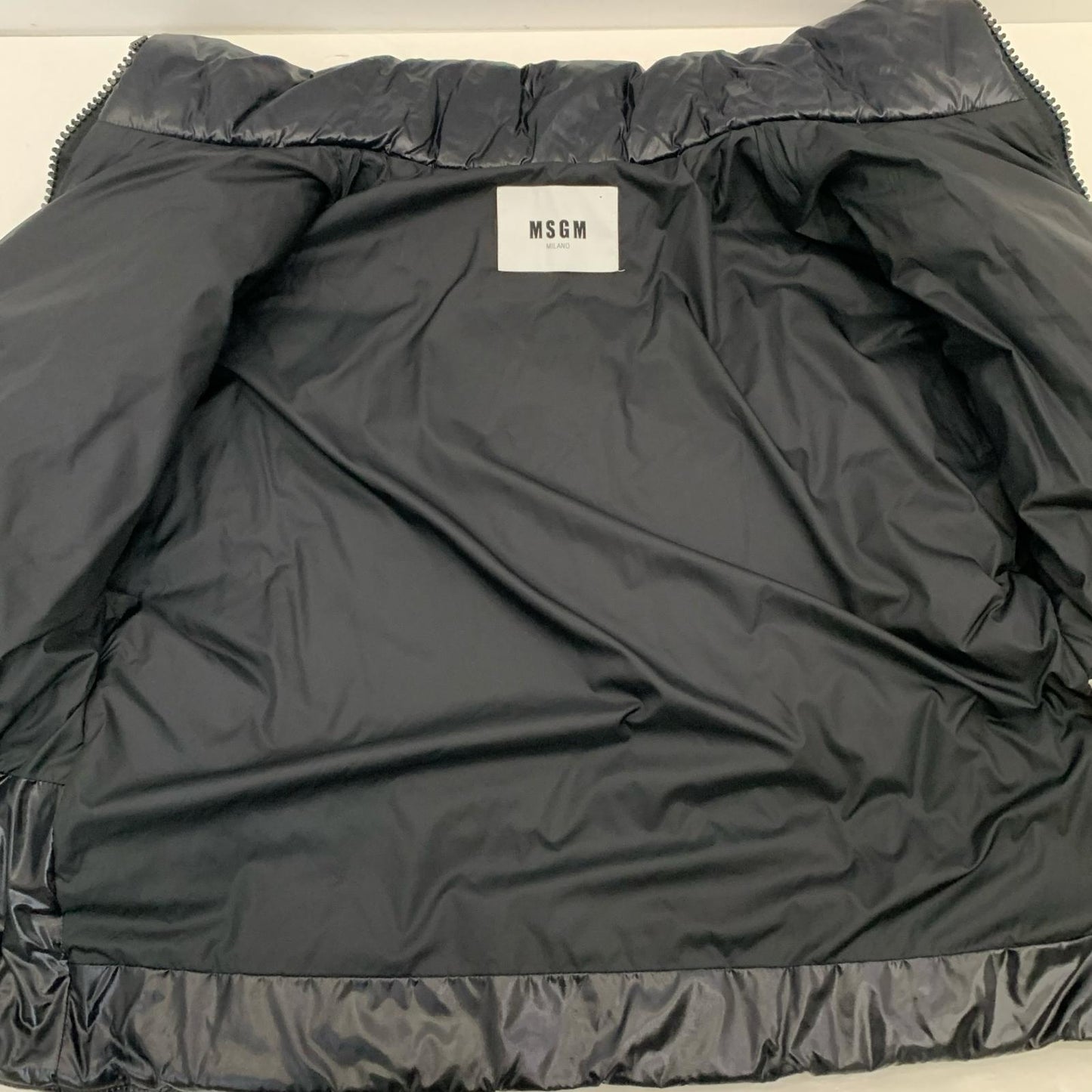 MSGM | エムエスジーエム ウエストドローコード中綿ジャケット 中綿ジャケット 164541 国内正規品 ブラック サイズ：38【姫路東店】