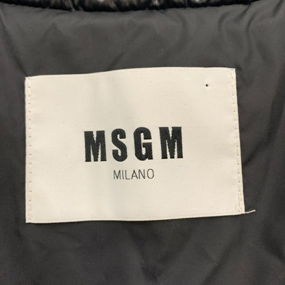 MSGM | エムエスジーエム ウエストドローコード中綿ジャケット 中綿ジャケット 164541 国内正規品 ブラック サイズ：38【姫路東店】