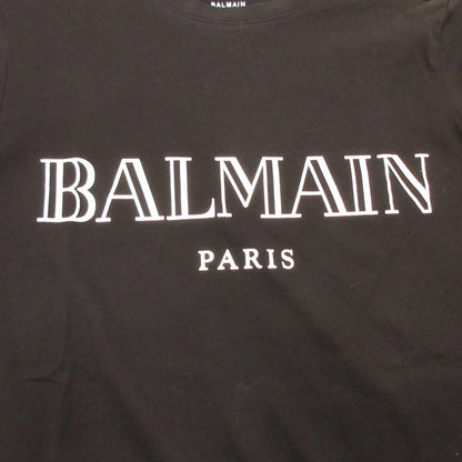 【Used】BALMAIN | Balmain Button Shoulder T-shirt Short Sleeve T-shirt Parallel Import Black Size: XS