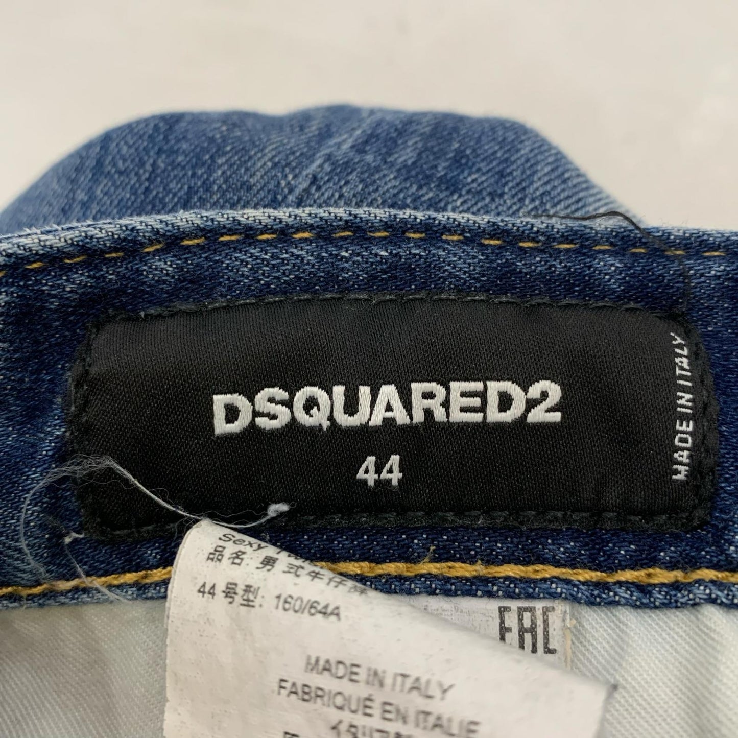 DSQUARED2 | ディースクエアード SEXY TWIST JEAN デニムパンツ S71LB0503 2018A/W ブルー サイズ：44【姫路東店】