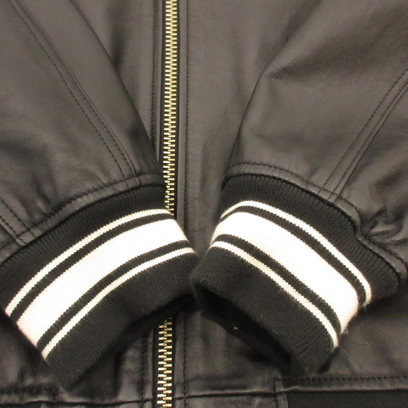 AVIREX | アヴィレックス VARSITY LIGHT SIGNATURE LEATHER JACKET レザー 783-4950016 ブラック サイズ：XL【姫路東店】