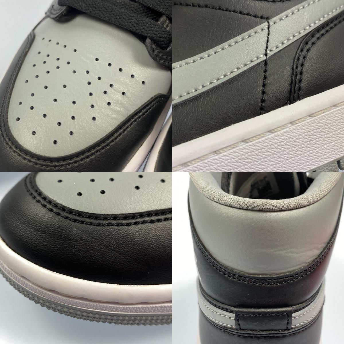 NIKE | ナイキ WMNS AIR JORDAN 1 MID スニーカー BQ6472-007 2022S/S 26.5cm グレー 26.5cm【姫路東店】
