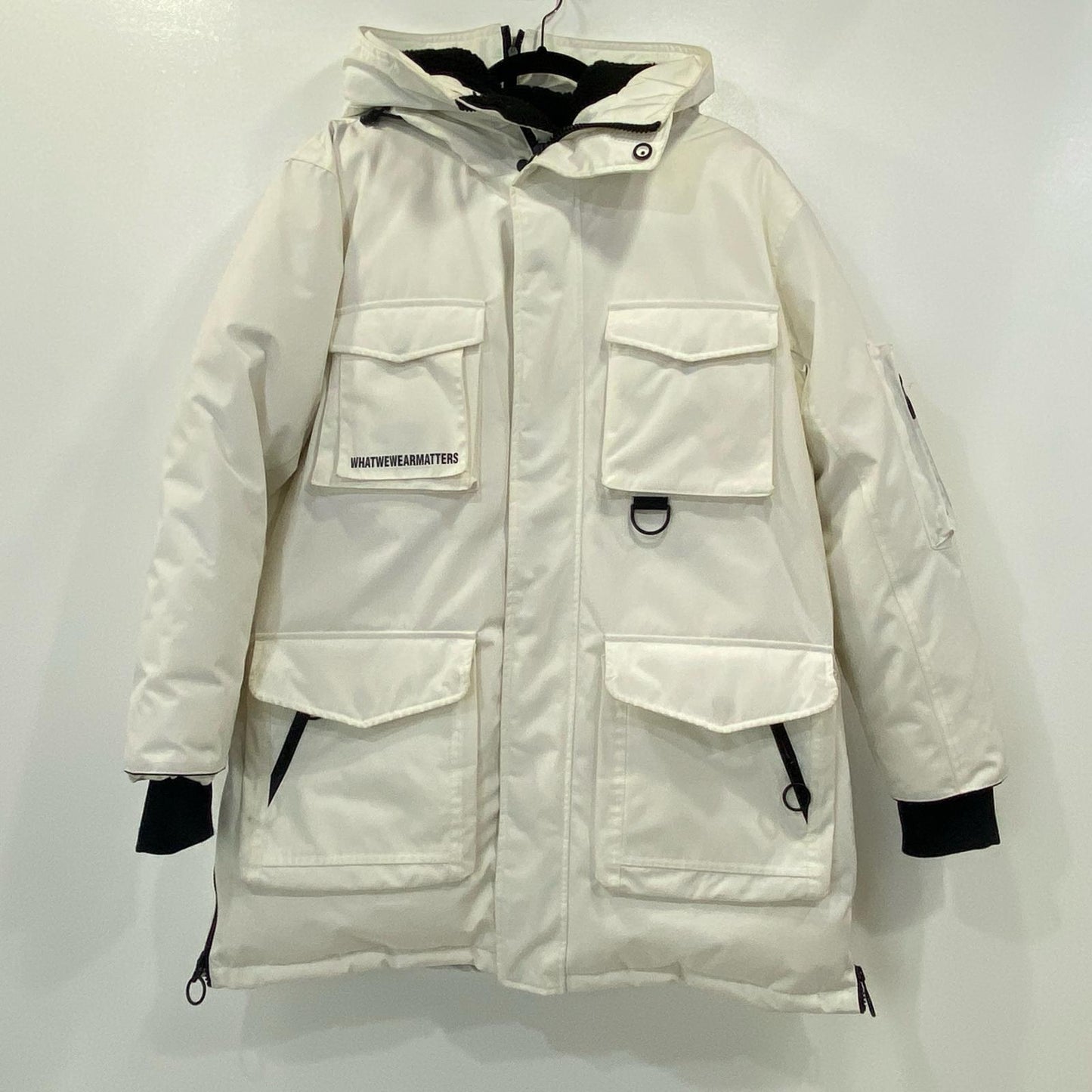 OVER-FIT HEAVY DOWN JACKET ダウンジャケット MHDW5882 ホワイト サイズ：S【姫路東店】