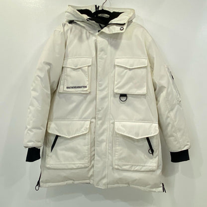 OVER-FIT HEAVY DOWN JACKET ダウンジャケット MHDW5882 ホワイト サイズ：S【姫路東店】
