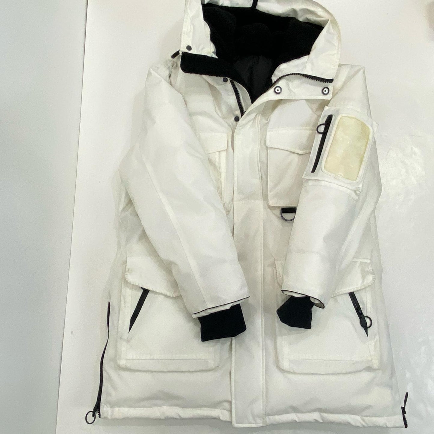 OVER-FIT HEAVY DOWN JACKET ダウンジャケット MHDW5882 ホワイト サイズ：S【姫路東店】