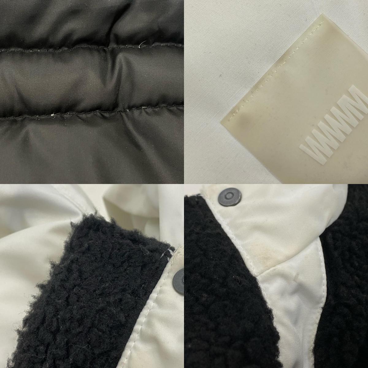 OVER-FIT HEAVY DOWN JACKET ダウンジャケット MHDW5882 ホワイト サイズ：S【姫路東店】