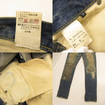 HYSTERIC GLAMOUR | ヒステリックグラマー デニムパンツ 0202AP01 NOBU加工 ブルー サイズ：28【姫路東店】