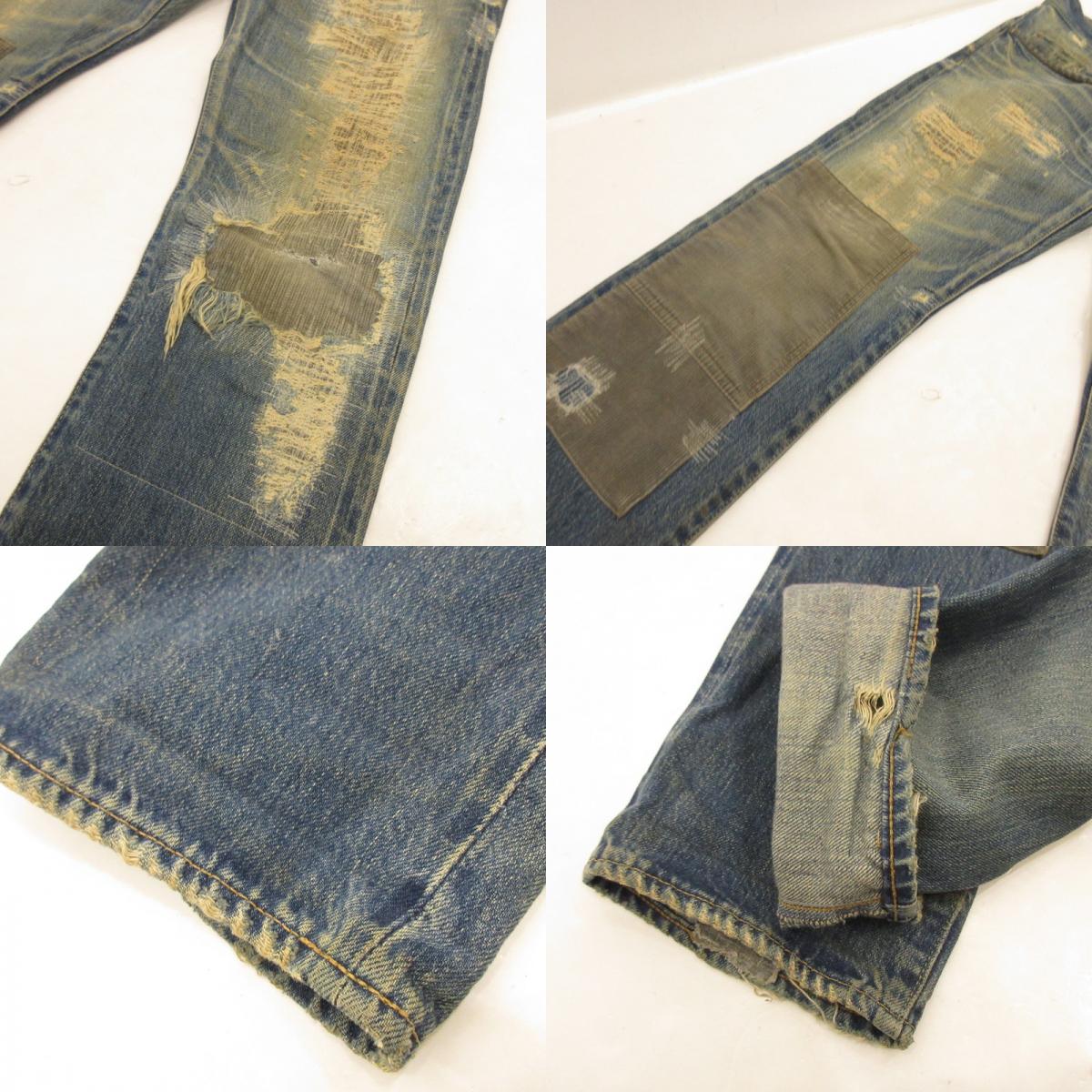 HYSTERIC GLAMOUR | ヒステリックグラマー デニムパンツ 0202AP01 NOBU加工 ブルー サイズ：28【姫路東店】