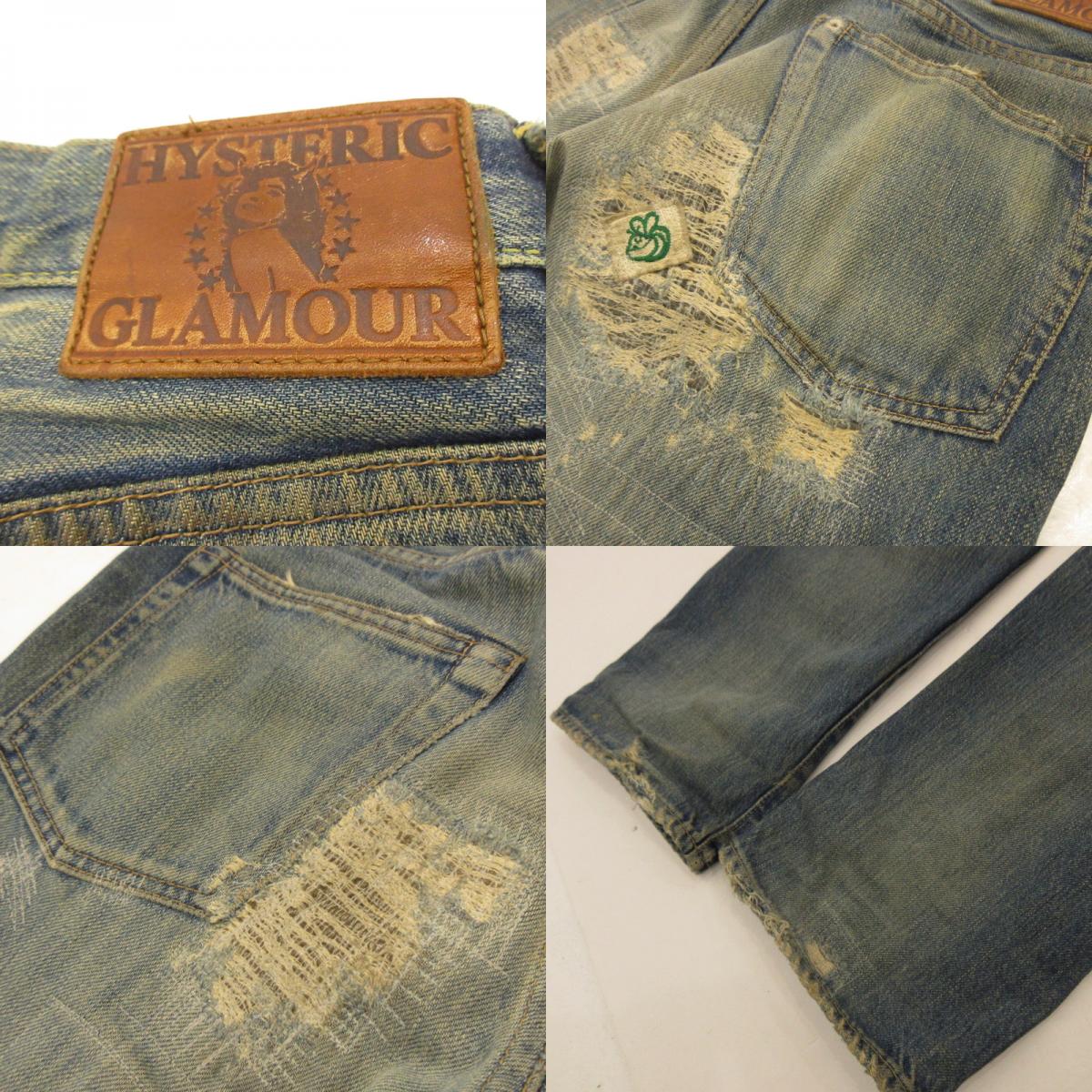 HYSTERIC GLAMOUR | ヒステリックグラマー デニムパンツ 0202AP01 NOBU加工 ブルー サイズ：28【姫路東店】