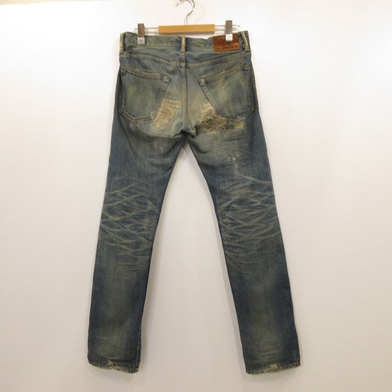 HYSTERIC GLAMOUR | ヒステリックグラマー デニムパンツ 0202AP01 NOBU加工 ブルー サイズ：28【姫路東店】