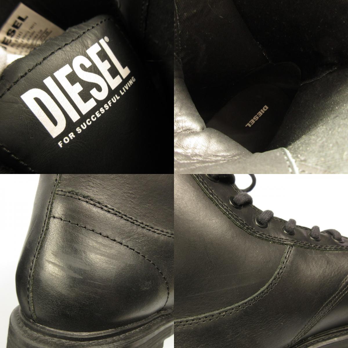 [Used] DIESEL | DIESEL D-ALABHAMA CB Boots Y02714 Black 28cm