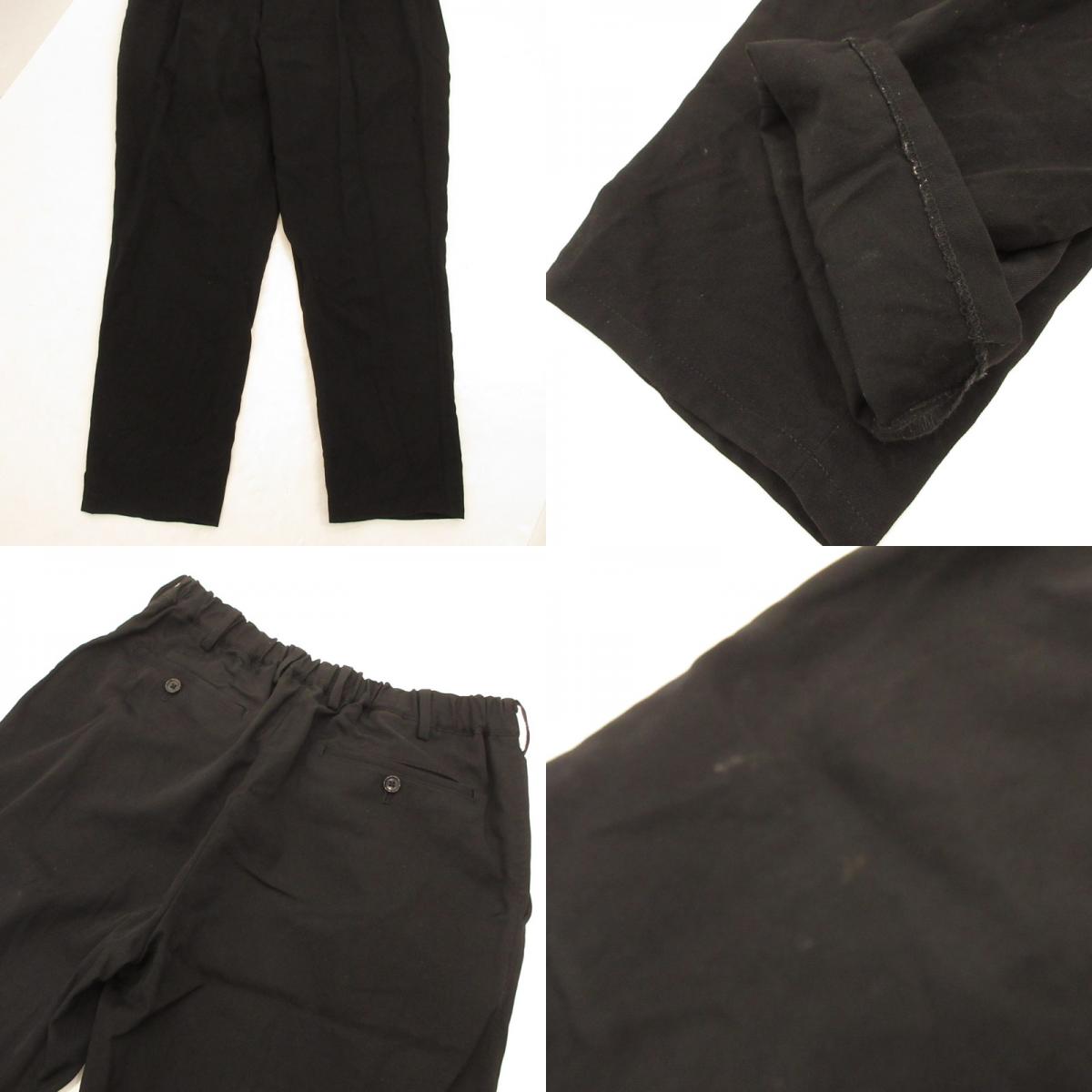 Graphpaper | グラフペーパー Selvage Wool Tapered Slacks その他ボトムス GM183-40091B ブラック サイズ：1【姫路東店】
