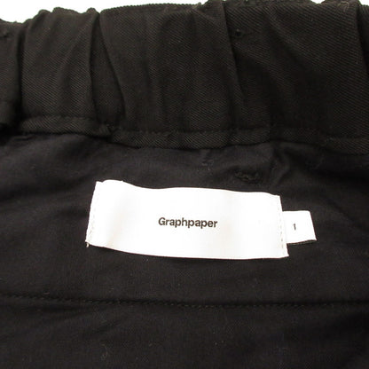 Graphpaper | グラフペーパー Selvage Wool Tapered Slacks その他ボトムス GM183-40091B ブラック サイズ：1【姫路東店】