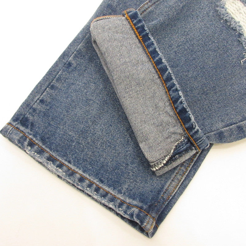 X-LARGE | エクストララージ CRASH DENIM PANTS デニムパンツ 101223031012 クラッシュ加工 ブルー