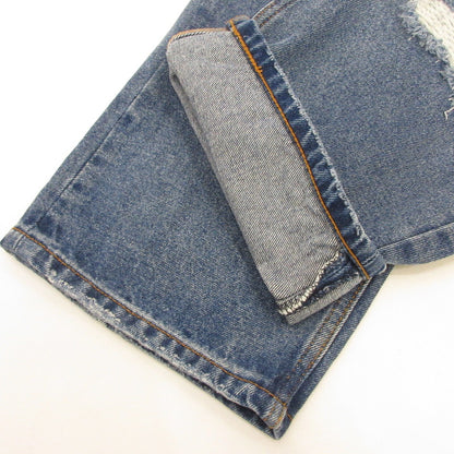 X-LARGE | エクストララージ CRASH DENIM PANTS デニムパンツ 101223031012 クラッシュ加工 ブルー