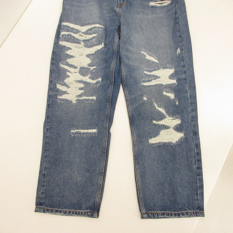 X-LARGE | エクストララージ CRASH DENIM PANTS デニムパンツ 101223031012 クラッシュ加工 ブルー