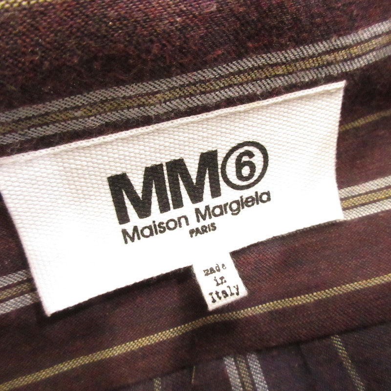 MM6(Maison Margiela) | エムエムシックスメゾンマルジェラ 長袖シャツ S52DL0195 国内正規品 サイズ：46【姫路東店】