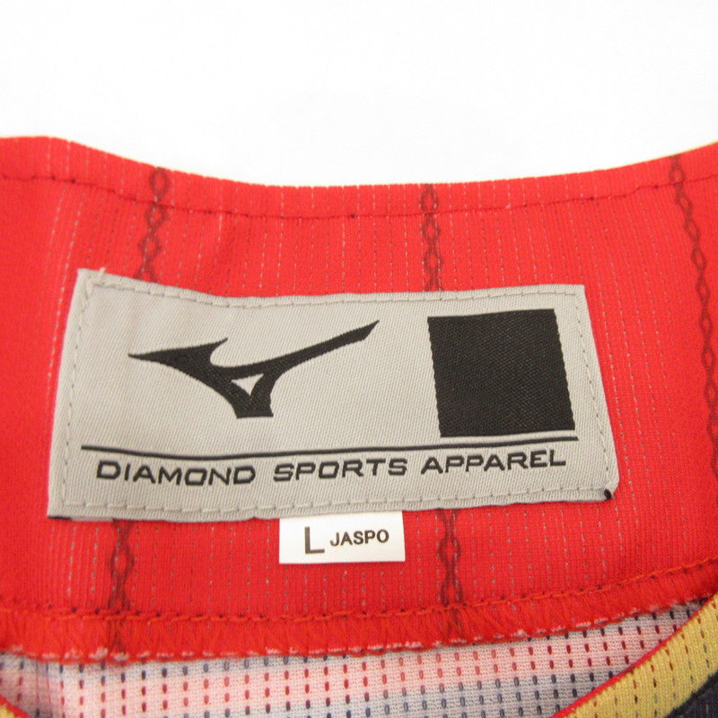 【中古】Mizuno | ミズノ 2023 WBC ヌードバー 半袖シャツ 12JCAU9230 ネイビー サイズ：L