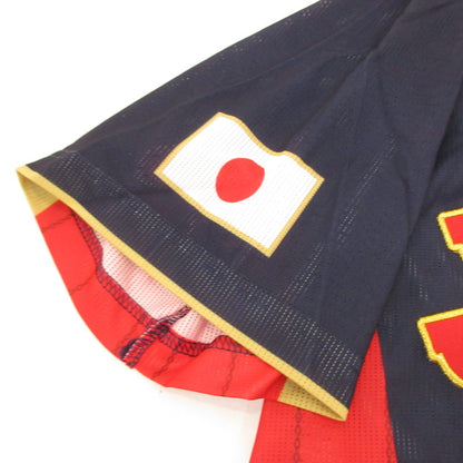 【中古】Mizuno | ミズノ 2023 WBC ヌードバー 半袖シャツ 12JCAU9230 ネイビー サイズ：L