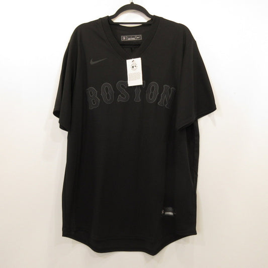 【中古】NIKE | ナイキ BOSTONRED SOX レプリカユニフォーム 半袖シャツ T770-BQBB-BQ-XVB ブラック サイズ：L