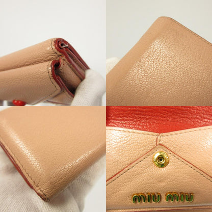 [Used] Miu Miu | Madras Love Trifold Wallet 5MH021