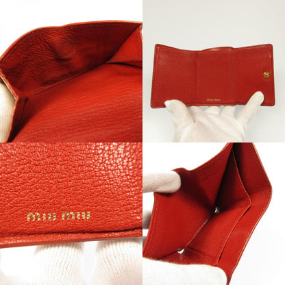 [Used] Miu Miu | Madras Love Trifold Wallet 5MH021