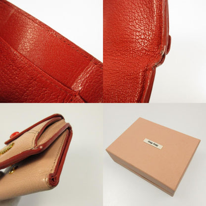 [Used] Miu Miu | Madras Love Trifold Wallet 5MH021