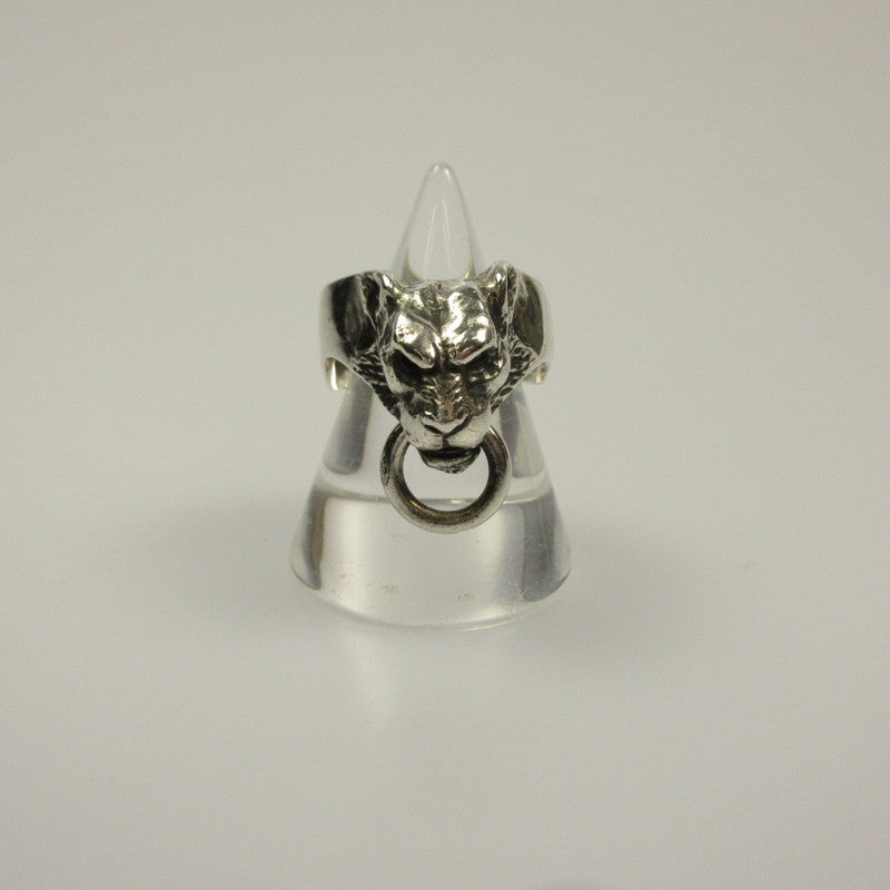CRAZY PIG | クレイジーピッグ SMALL TIGER HEAD RING リング・指輪 シルバー【姫路東店】