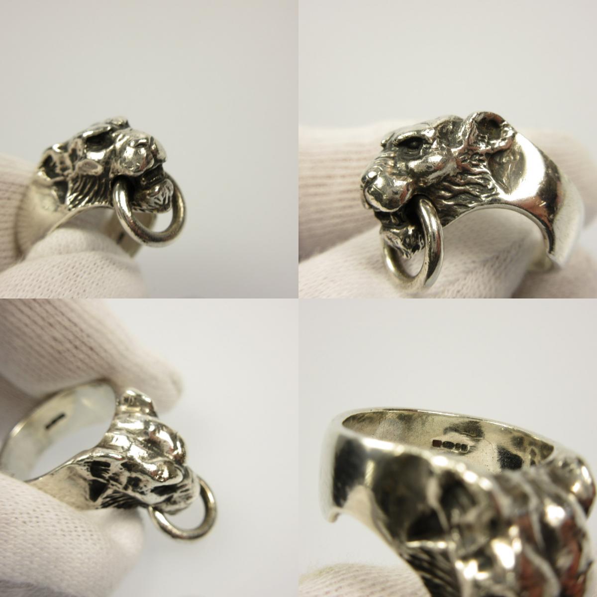 CRAZY PIG | クレイジーピッグ SMALL TIGER HEAD RING リング・指輪 シルバー【姫路東店】