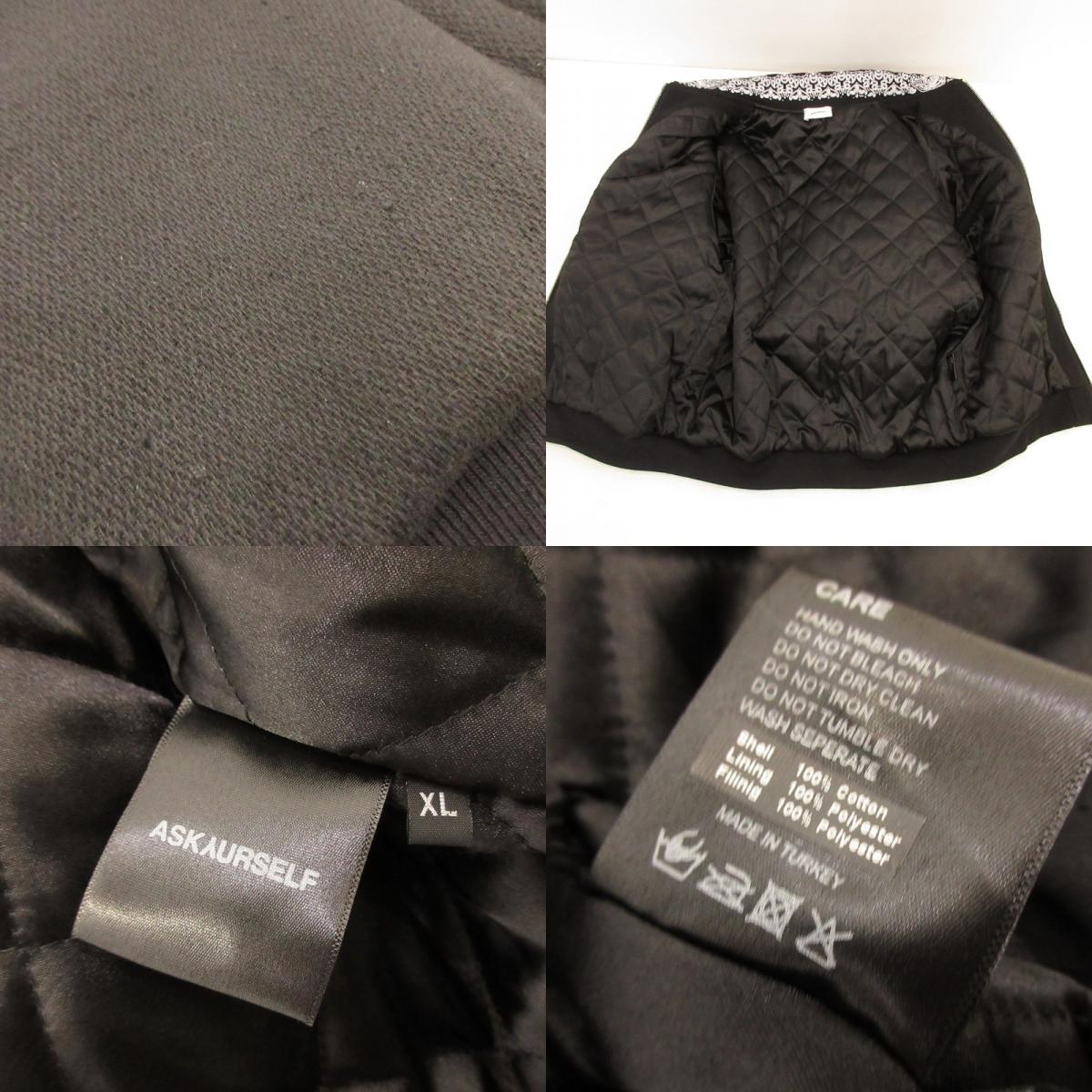 [Used] PAISLEY COLLAR VARSITY JACKET Other outerwear Black Size: XL