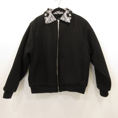[Used] PAISLEY COLLAR VARSITY JACKET Other outerwear Black Size: XL