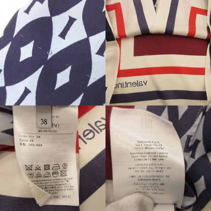 【中古】Valentino | ヴァレンチノ スカーフマルチパターンシルクシャツ 長袖シャツ WB3AB2N26JG サイズ：38