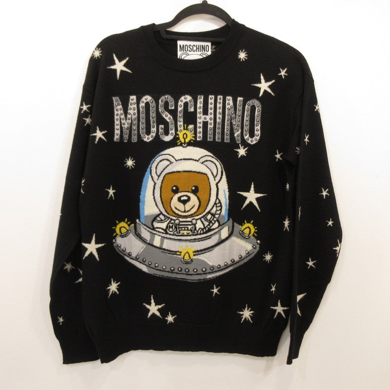 MOSCHINO | モスキーノ ベア UFO セーター 並行品 ブラック サイズ：XS【姫路東店】
