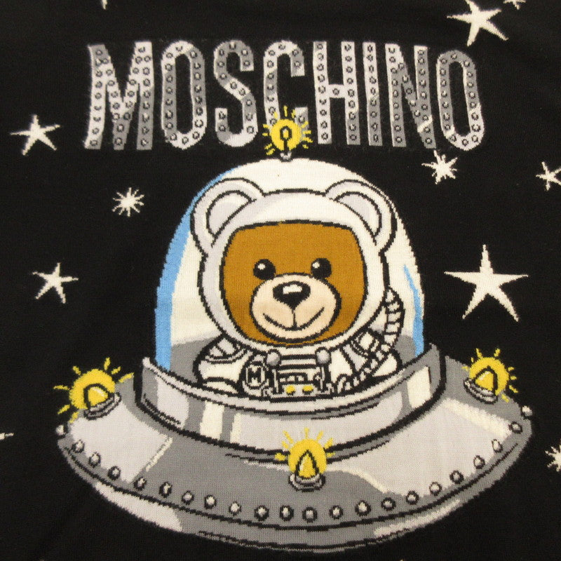 MOSCHINO | モスキーノ ベア UFO セーター 並行品 ブラック サイズ：XS【姫路東店】