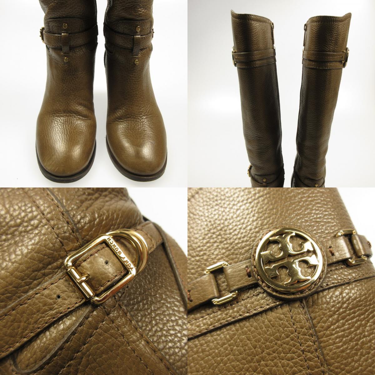 【中古】Tory Burch | トリーバーチ ブーツ ブラウン サイズ：5