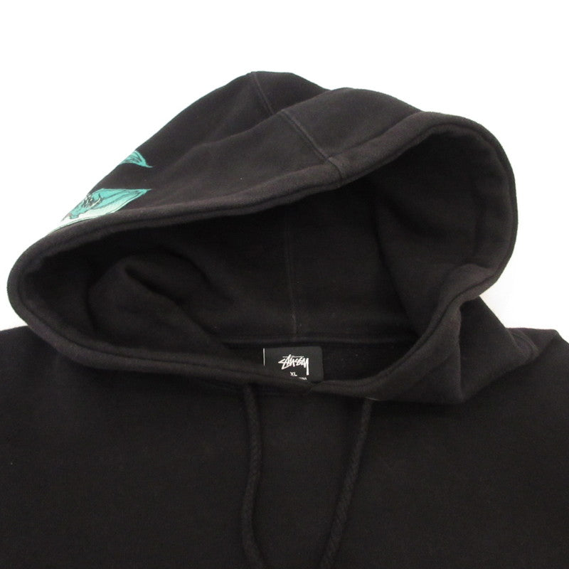 STUSSY | ステューシー Dragon Applique Pullover Hoodie パーカー 118262 ブラック サイズ：XL【姫路東店】