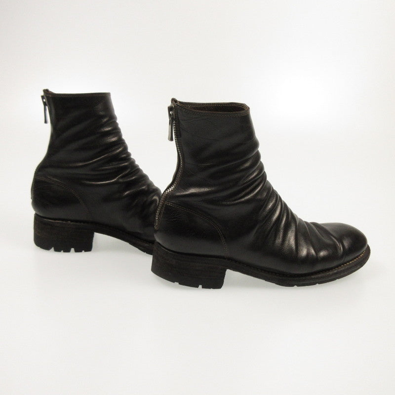 【中古】 Back Zip Boots ブーツ 986X ブラック