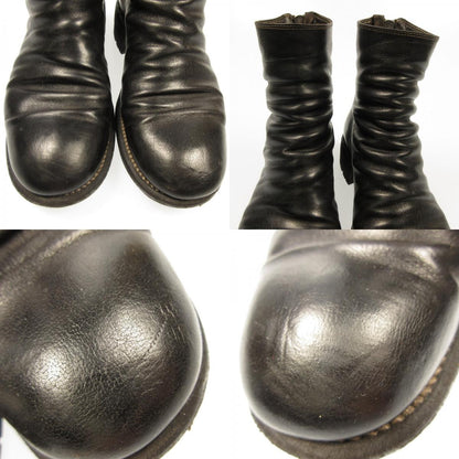 【中古】 Back Zip Boots ブーツ 986X ブラック