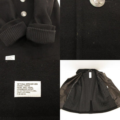 【中古】W)TAPS | ダブルタップス BLACK WATCH ピーコート 2008/2ND SPDT-JK-M02 ブラック