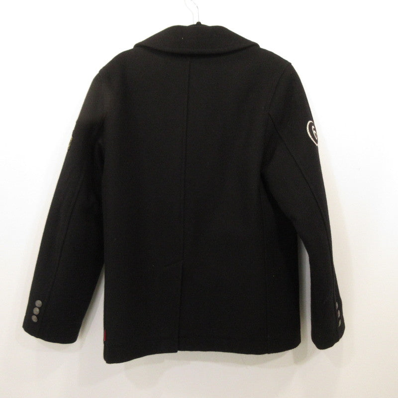 【中古】W)TAPS | ダブルタップス BLACK WATCH ピーコート 2008/2ND SPDT-JK-M02 ブラック